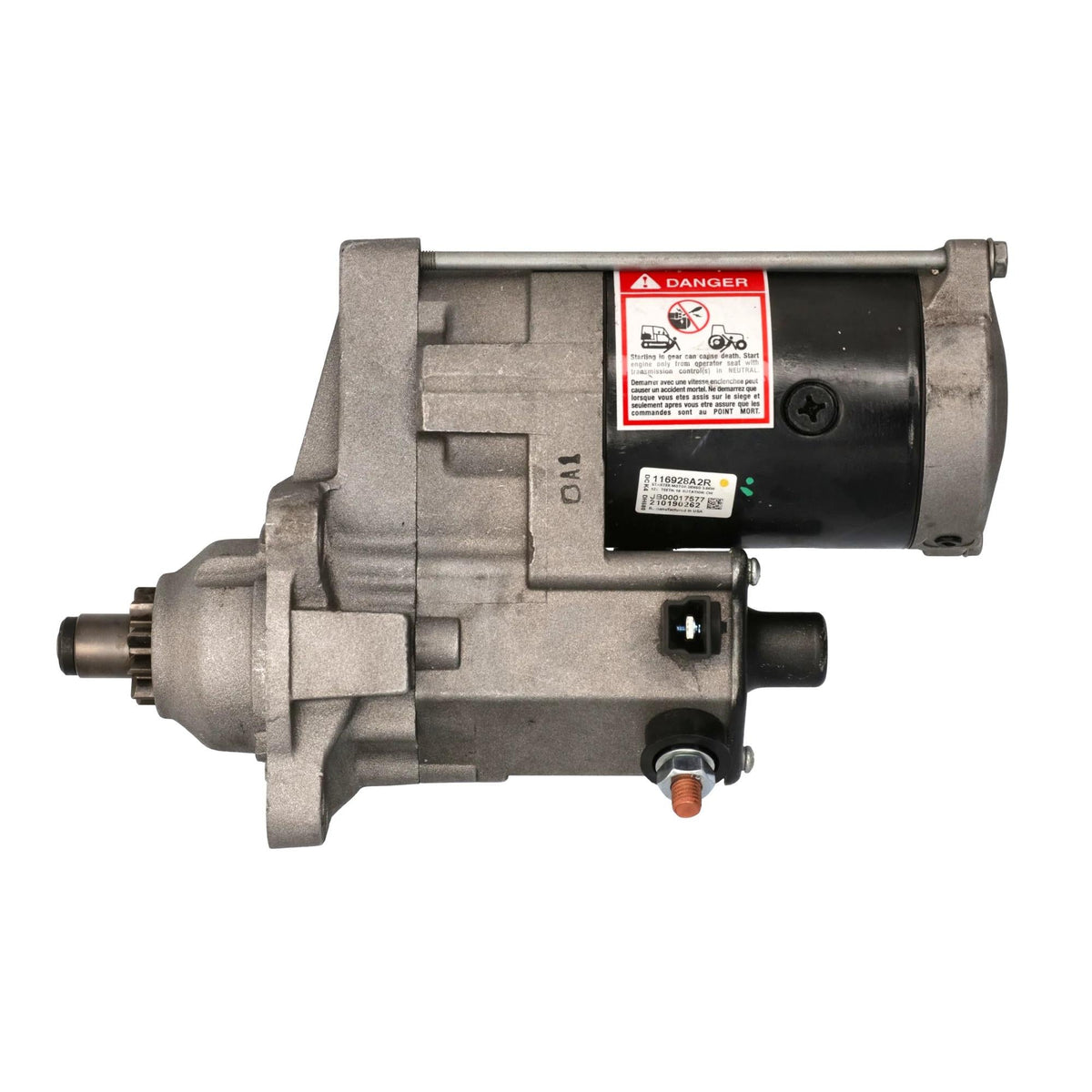 116928A2 - OEM STARTER MOTOR 12V 4.8 KW - CASE CONSTRUCTION