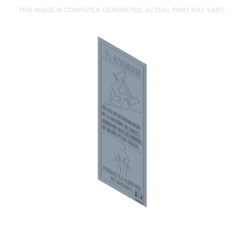 124269A1 - OEM WARNING DECAL - CASE CONSTRUCTION