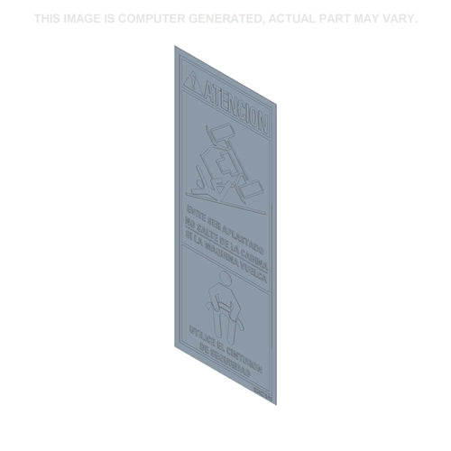 124271A1 - OEM WARNING DECAL - CASE CONSTRUCTION