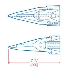 126914A1 - OEM TOOTH - CASE CONSTRUCTION