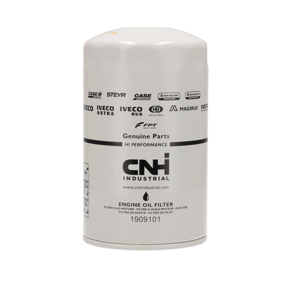 1909101 - OEM ENGINE OIL FILTER 107MM OD X 180MML - CASE CONSTRUCTION