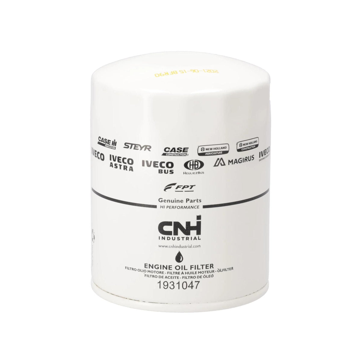 1931047 - OEM ENGINE OIL FILTER 106MM OD X 138MML - CASE CONSTRUCTION
