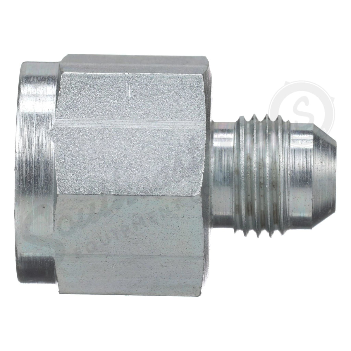218-765 - OEM HYDRAULIC FITTING REDUCER 7/8IN-14 FEM X 9/16IN-18 MALE - CASE CONSTRUCTION