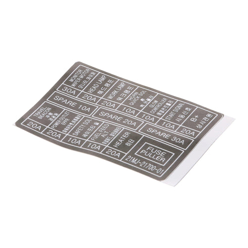 21MJ-21700 - OEM DECAL - CASE CONSTRUCTION
