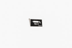 CASE Construction OEM LUBRICATION DECAL 10 HOURS part number 266578