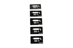 CASE Construction OEM LUBRICATION DECAL 50 HOURS part number 266579