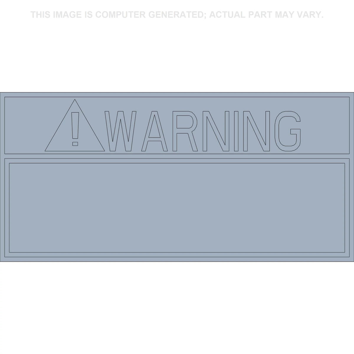 321-6672 - OEM DECAL - CASE CONSTRUCTION