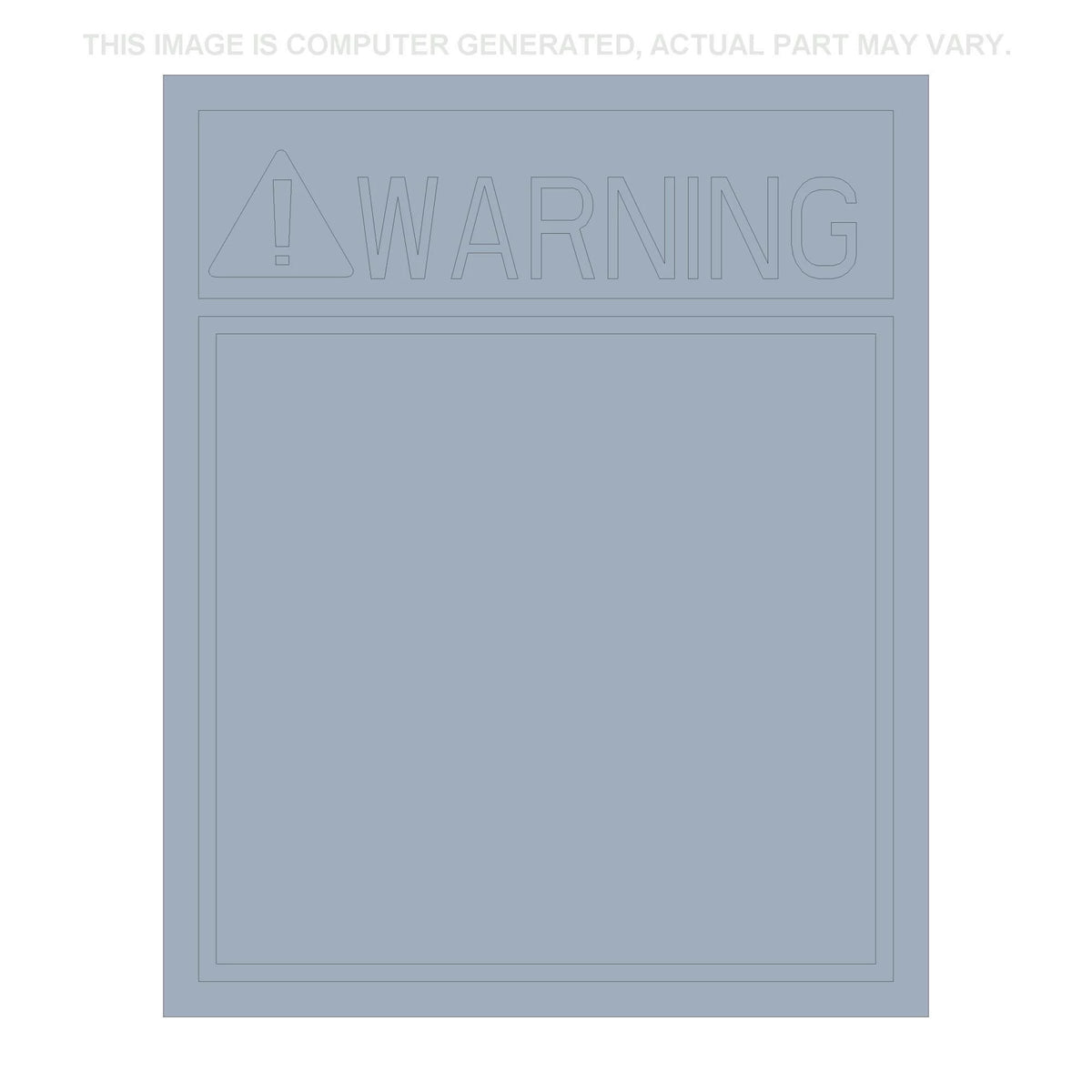 321-6872 - OEM DECAL - CASE CONSTRUCTION