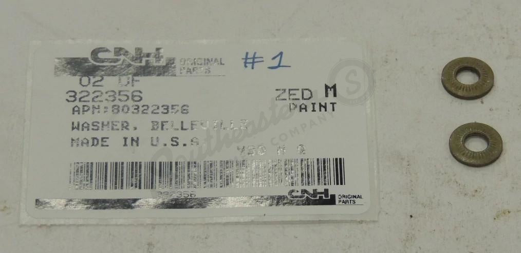 322356 - OEM BELLEVILLE WASHER - CASE CONSTRUCTION