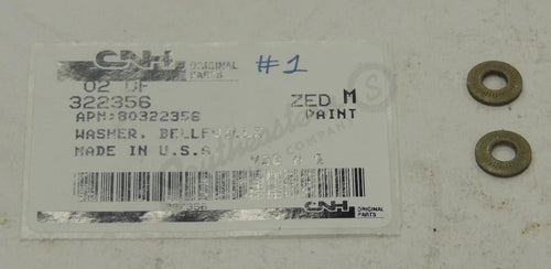 322356 - OEM BELLEVILLE WASHER - CASE CONSTRUCTION