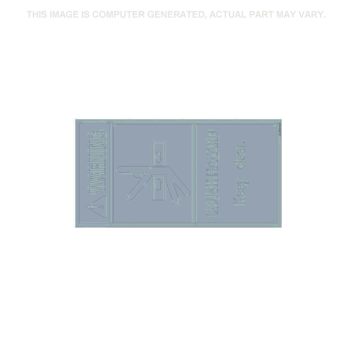 323694A1 - OEM WARNING DECAL - CASE CONSTRUCTION