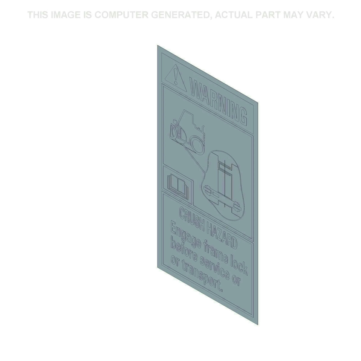 329047A1 - OEM DECAL WARNING - CASE CONSTRUCTION