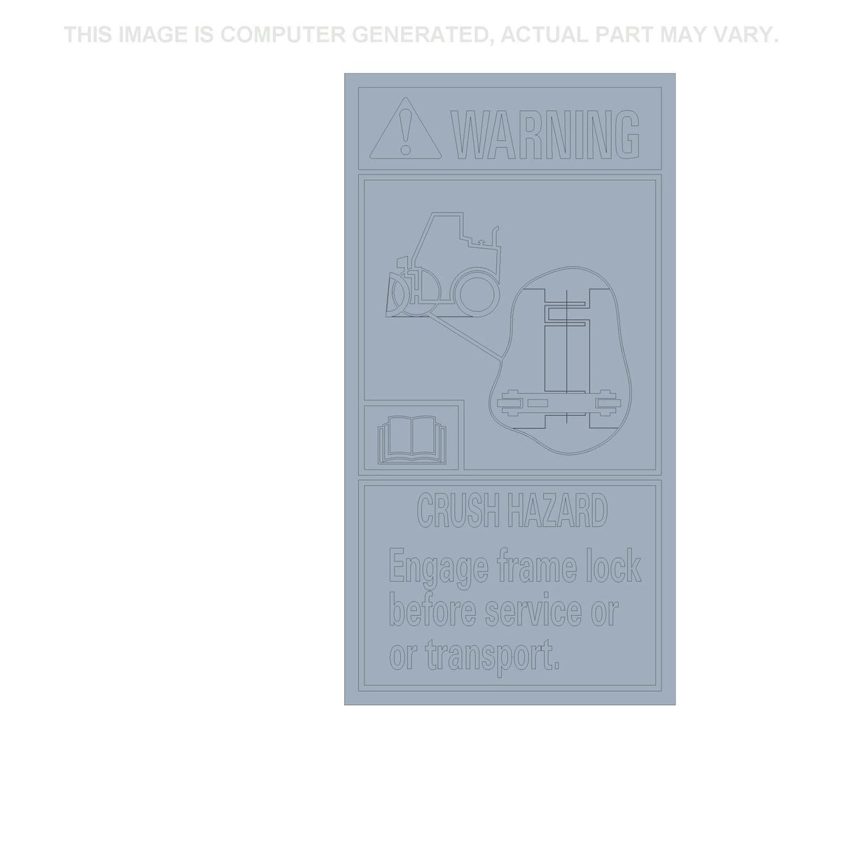 329047A1 - OEM DECAL WARNING - CASE CONSTRUCTION
