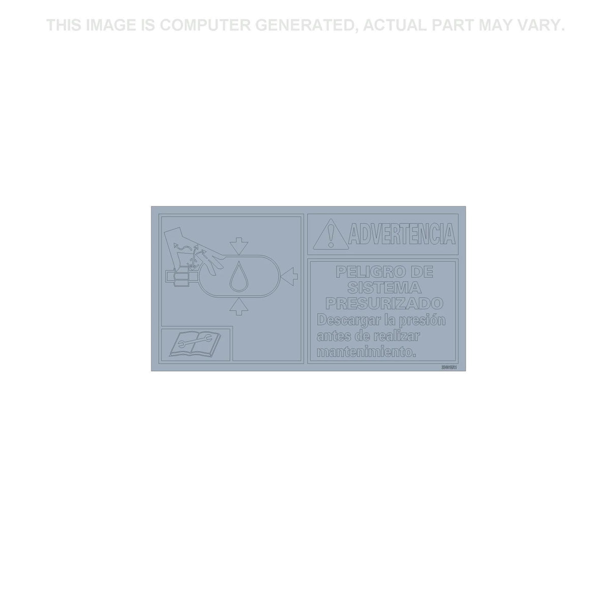 334015A1 - OEM DECAL WARNING - CASE CONSTRUCTION