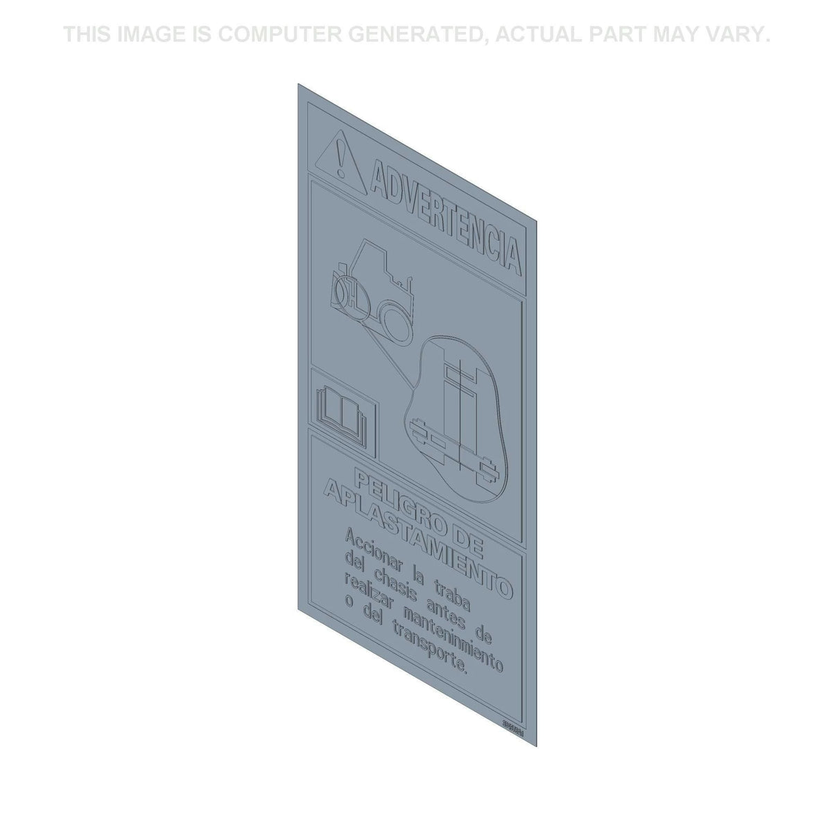 334573A1 - OEM DECAL WARNING - CASE CONSTRUCTION