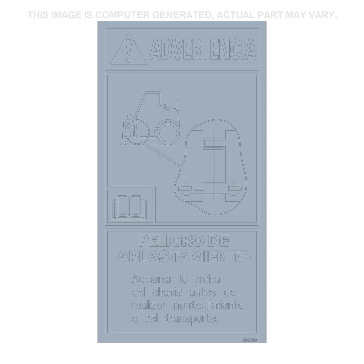 334573A1 - OEM DECAL WARNING - CASE CONSTRUCTION