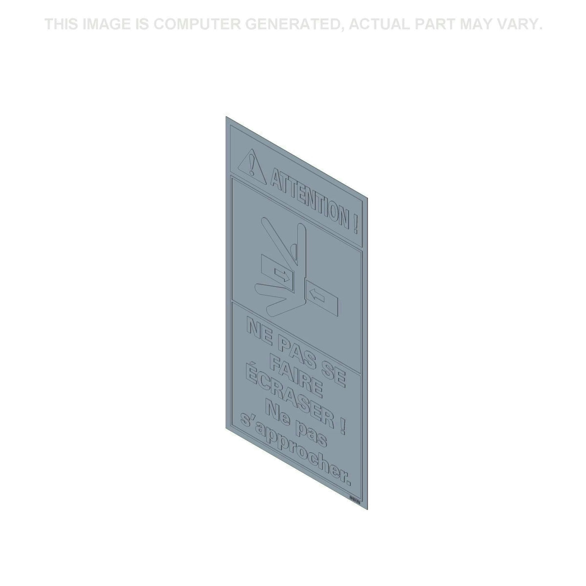 334577A1 - OEM DECAL WARNING - CASE CONSTRUCTION