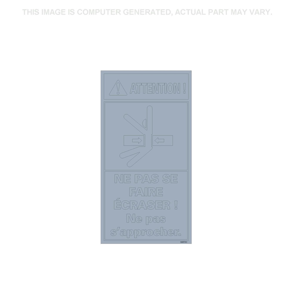 334577A1 - OEM DECAL WARNING - CASE CONSTRUCTION