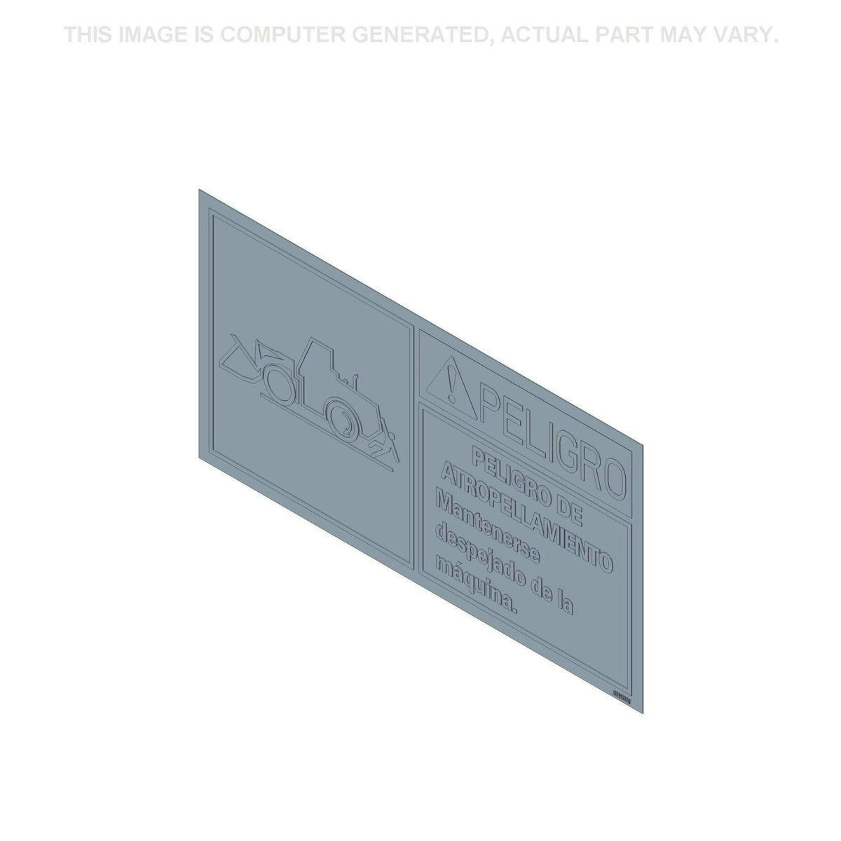 334688A1 - OEM DECAL WARNING - CASE CONSTRUCTION