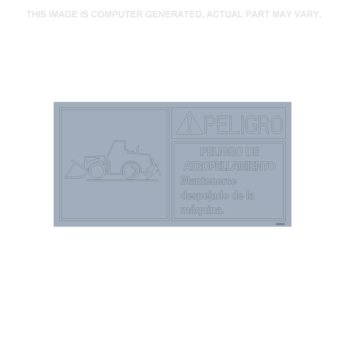 334688A1 - OEM DECAL WARNING - CASE CONSTRUCTION