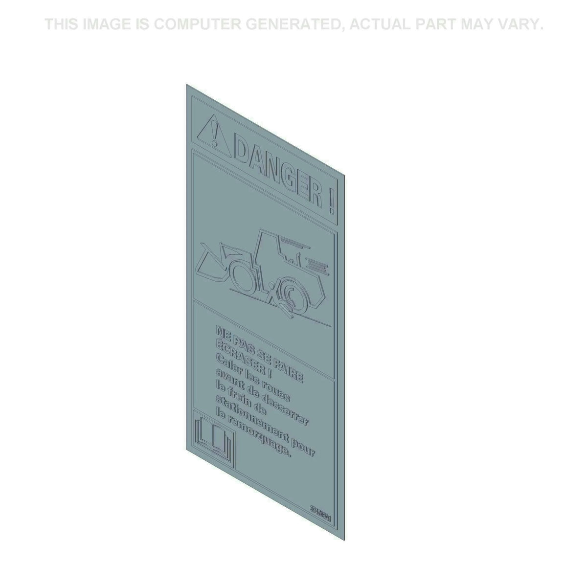 334706A1 - OEM DECAL DANGER - CASE CONSTRUCTION