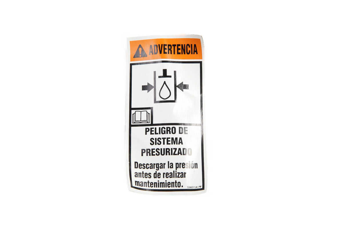 336011A1 - OEM DECAL WARNING - CASE CONSTRUCTION