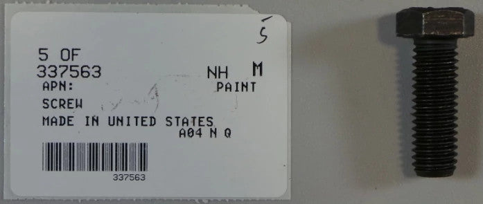 337563 - OEM BOLT - CASE CONSTRUCTION