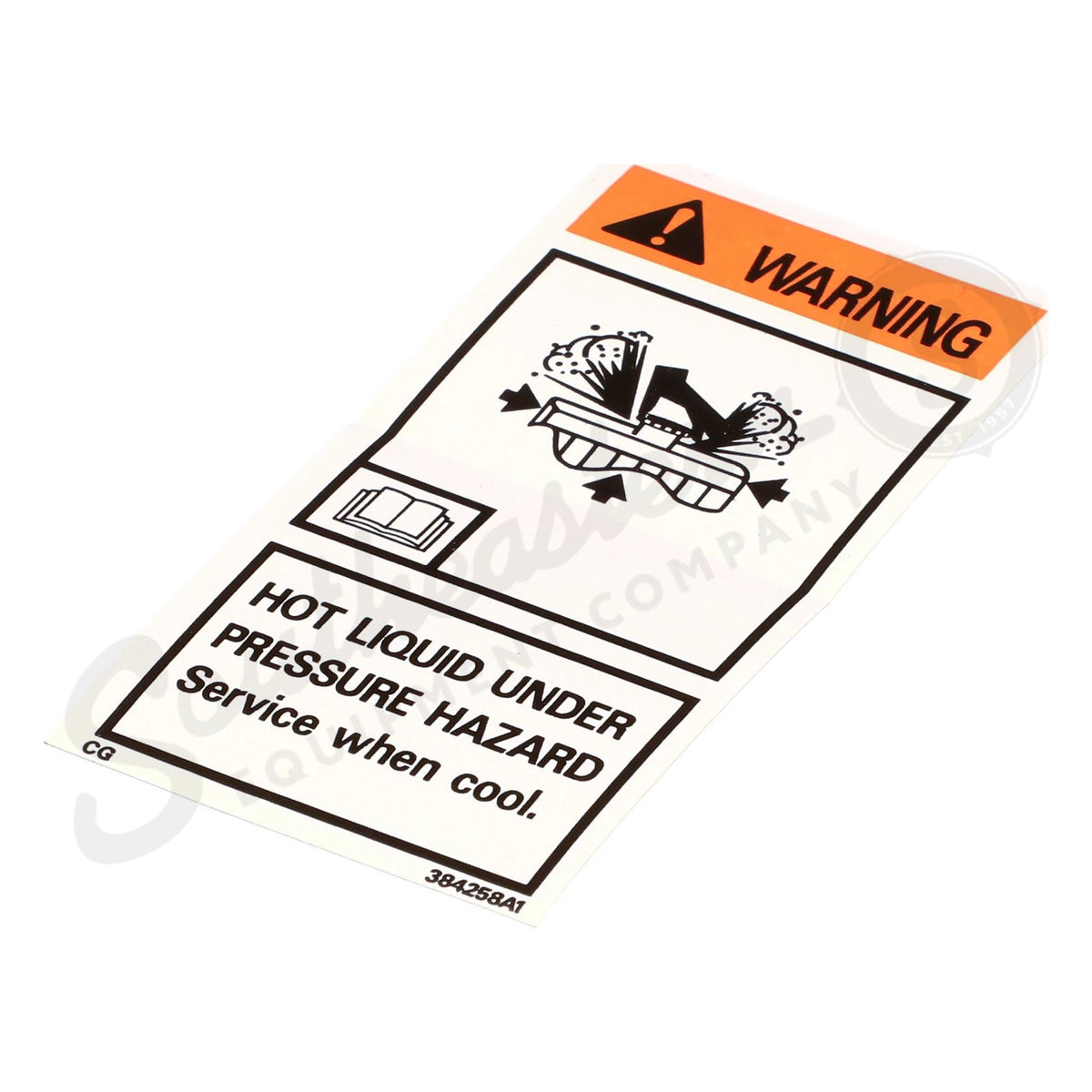 384258A1 - OEM WARNING DECAL - CASE CONSTRUCTION