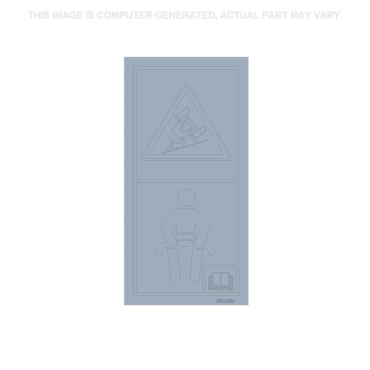 386241A1 - OEM DECAL WARNING - CASE CONSTRUCTION