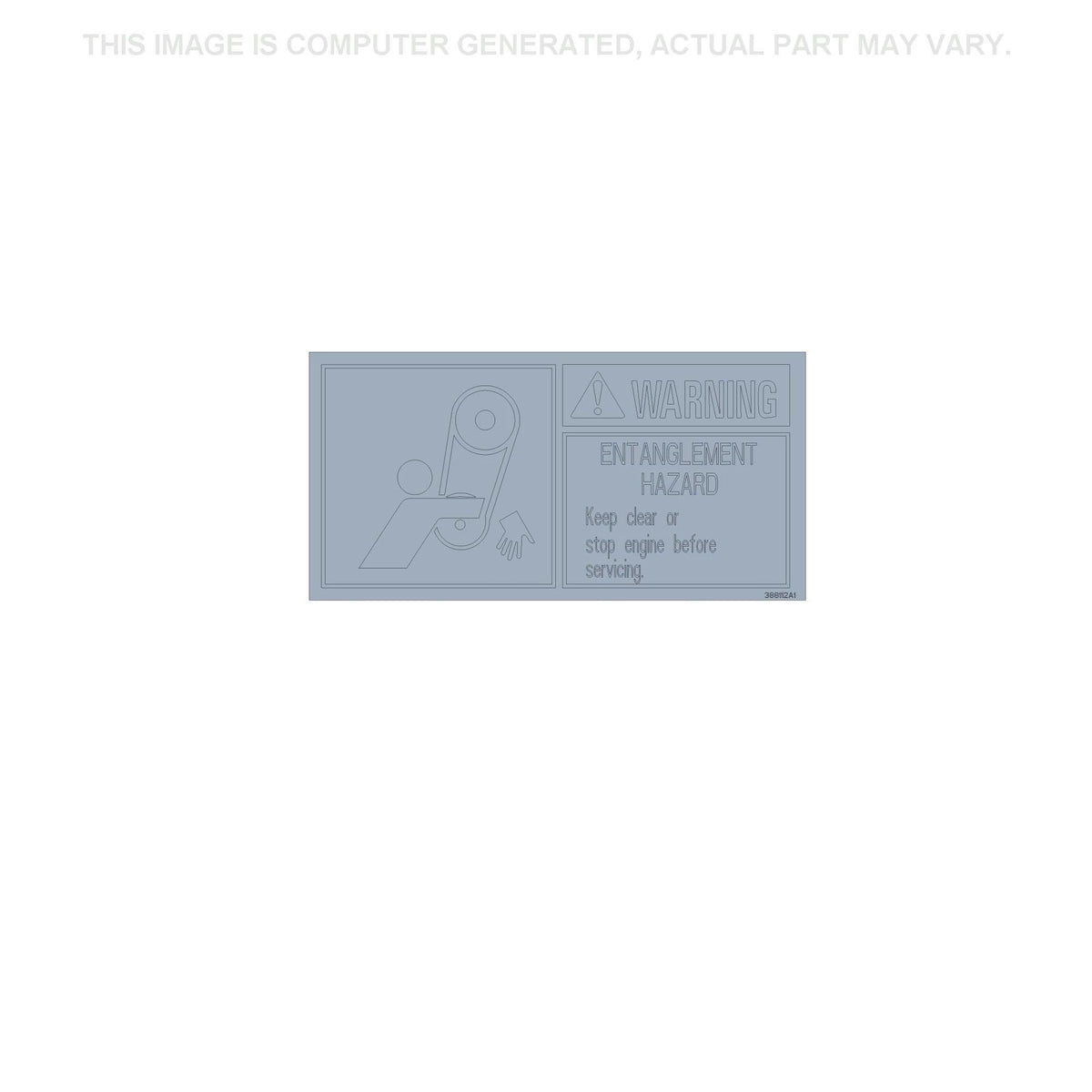 388112A1 - OEM DECAL - CASE CONSTRUCTION
