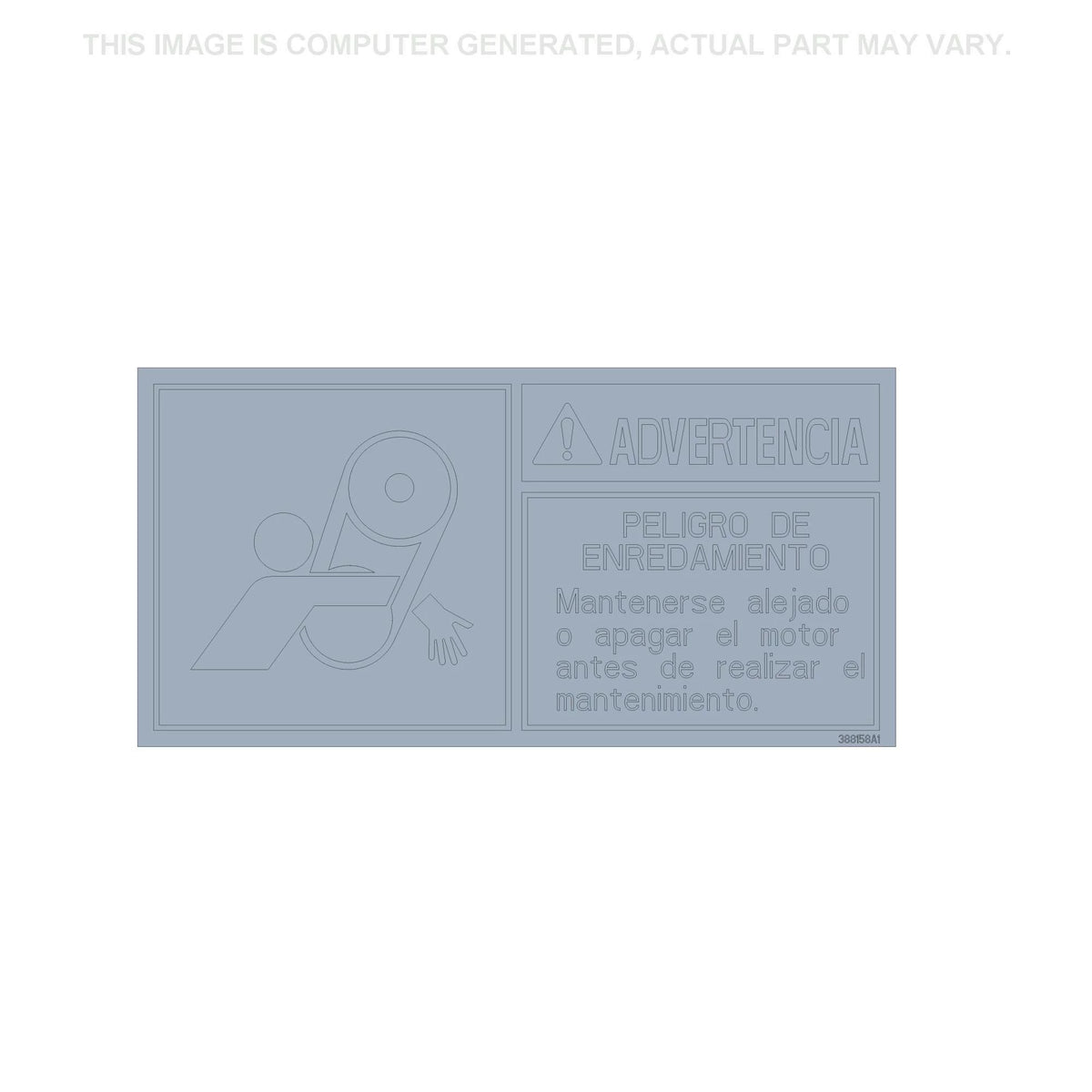 388158A1 - OEM DECAL - CASE CONSTRUCTION