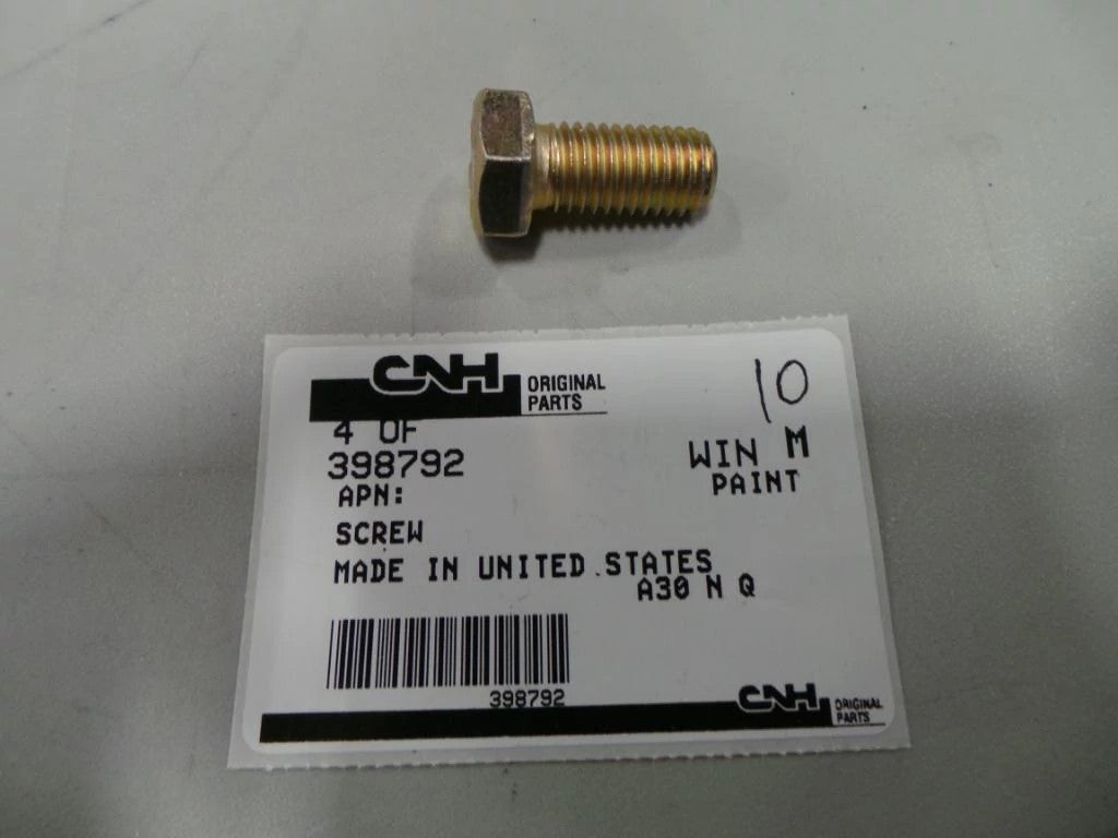 398792 - OEM SCREW CAPSCREW HEX - CASE CONSTRUCTION
