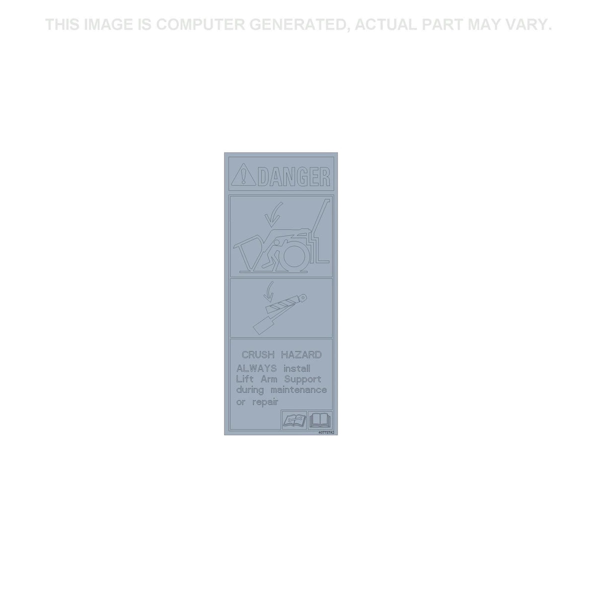 407737A2 - OEM DECAL - CASE CONSTRUCTION