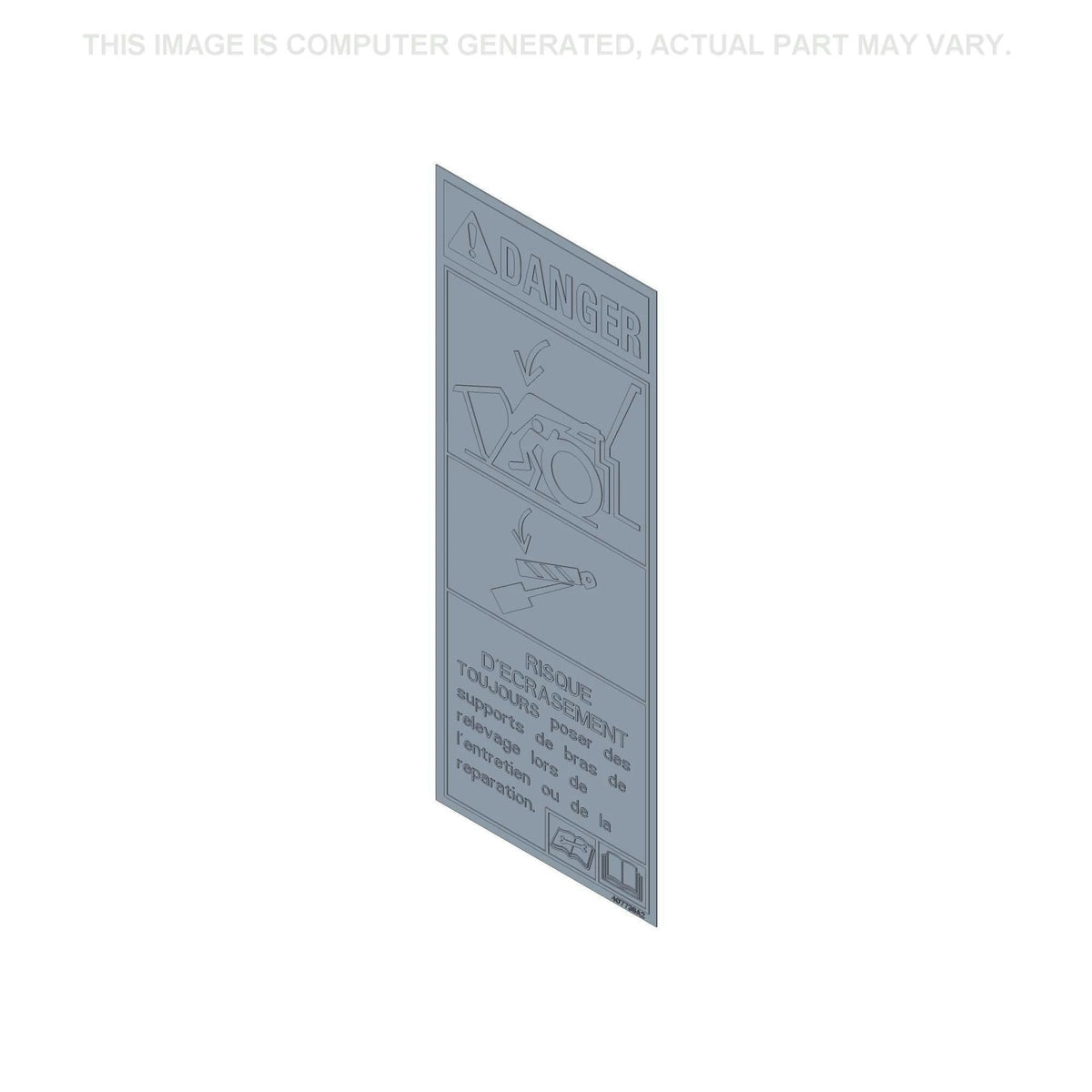 407738A2 - OEM DECAL DANGER - CASE CONSTRUCTION