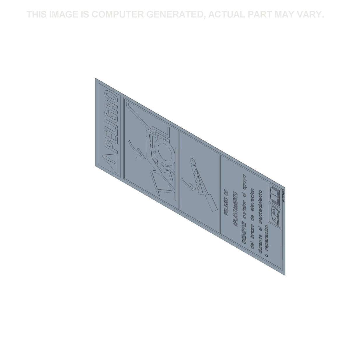 407739A2 - OEM DECAL - CASE CONSTRUCTION