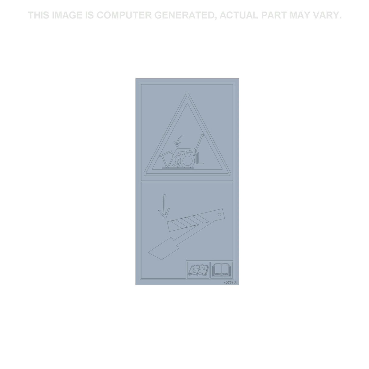407741A1 - OEM DECAL - CASE CONSTRUCTION