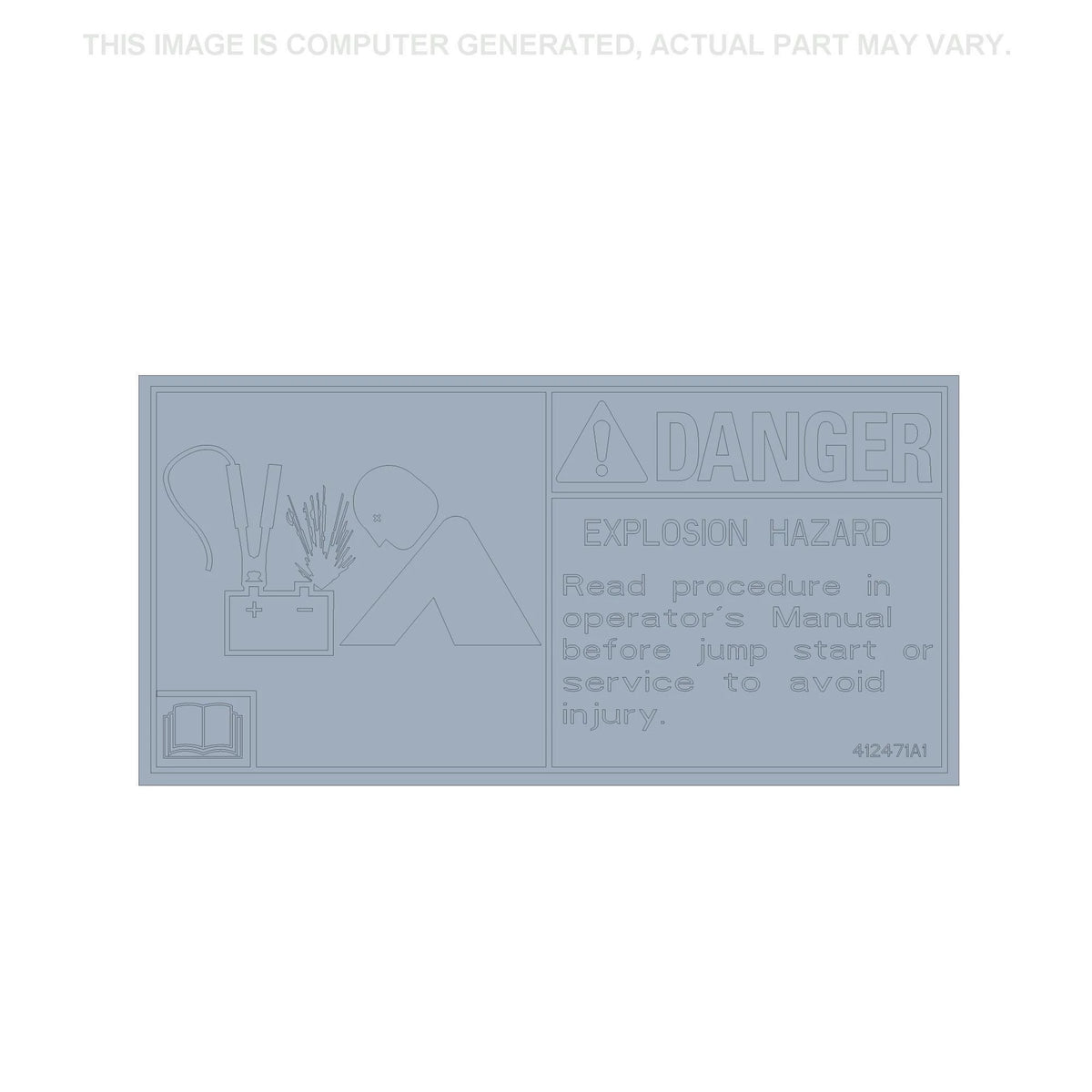 412471A1 - OEM DECAL DANGER - CASE CONSTRUCTION