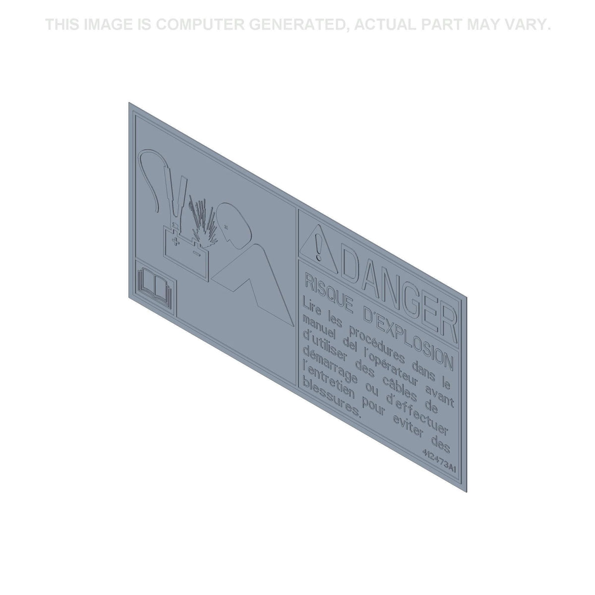 412473A1 - OEM DECAL DANGER - CASE CONSTRUCTION