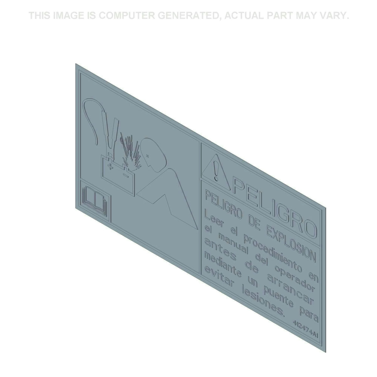412474A1 - OEM DECAL DANGER - CASE CONSTRUCTION