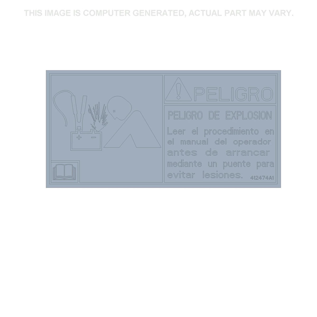 412474A1 - OEM DECAL DANGER - CASE CONSTRUCTION
