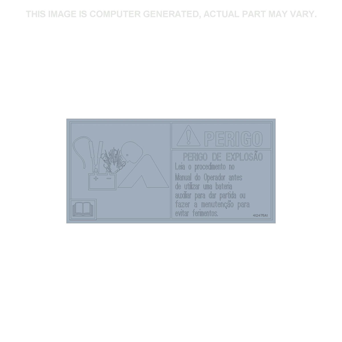 412475A1 - OEM DECAL DANGER - CASE CONSTRUCTION