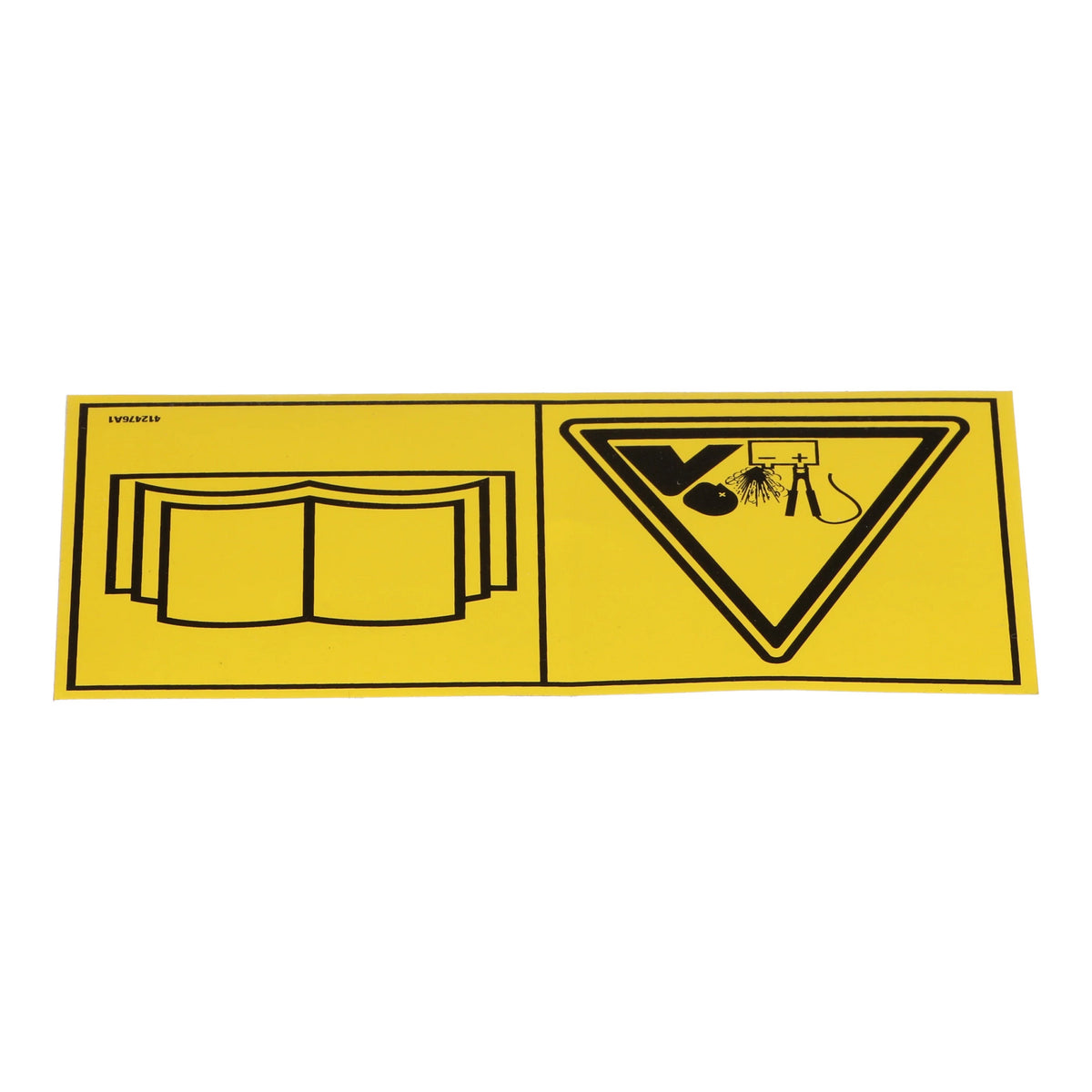 412476A1 - OEM DECAL CAUTION - CASE CONSTRUCTION