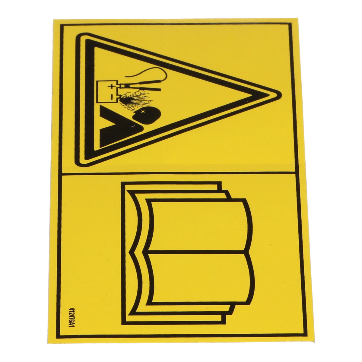 412476A1 - OEM DECAL CAUTION - CASE CONSTRUCTION