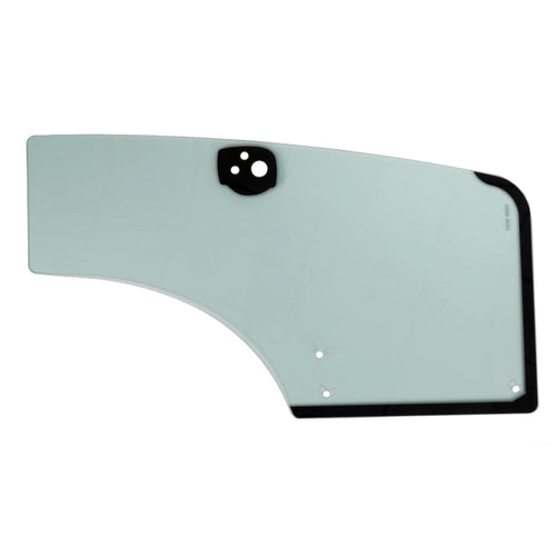 44910453 - OEM LEFT DOOR PANEL CURVED GLASS 711.20MM W X 1498.60MM H X 6MM T - CASE CONSTRUCTION