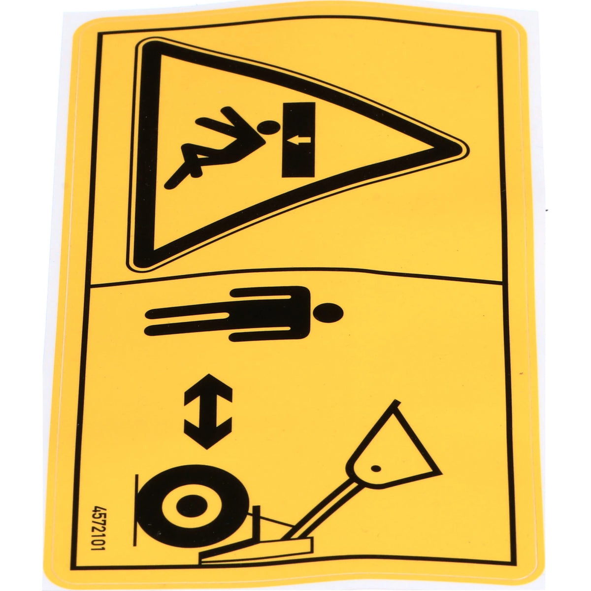 4572101 - OEM DECAL DANGER - CASE CONSTRUCTION