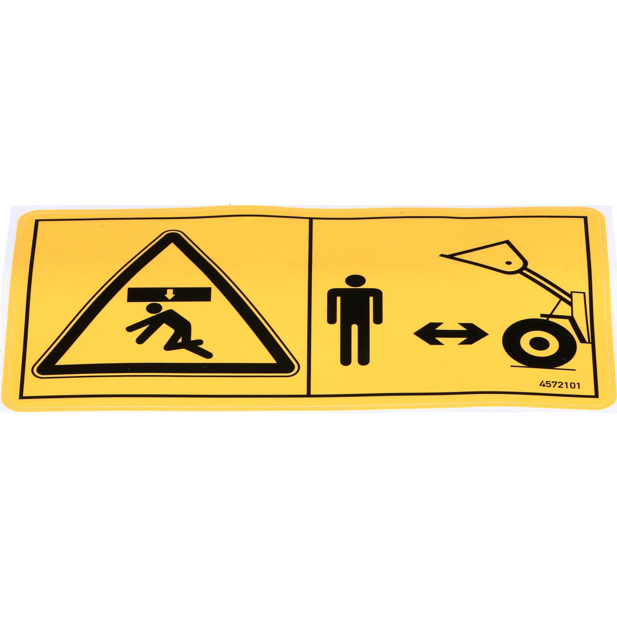 4572101 - OEM DECAL DANGER - CASE CONSTRUCTION
