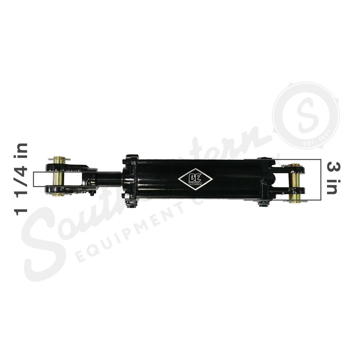 46.003.012X - OEM HYDRAULIC CYLINDER 12IN STROKE 3IN BORE 1 1/8IN ROD - CASE CONSTRUCTION