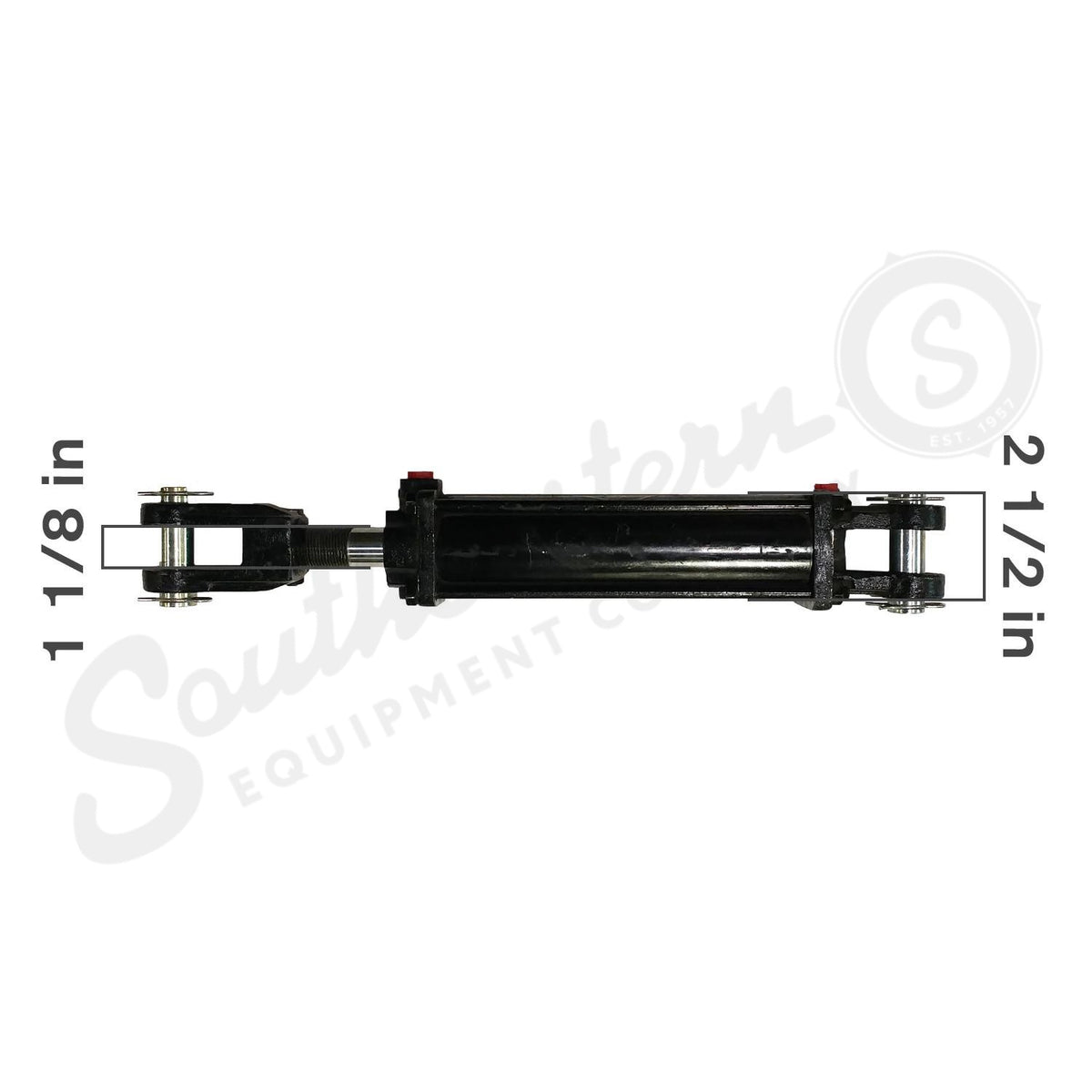 46.025.008X - OEM HYDRAULIC CYLINDER 8IN STROKE 2 1/2IN BORE 1 1/8IN ROD - CASE CONSTRUCTION