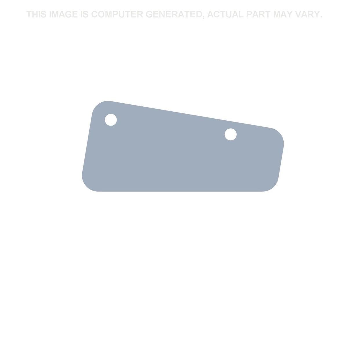 47358885 - OEM PLATE LEFT HAND CWT TRIM CE GRAY - CASE CONSTRUCTION
