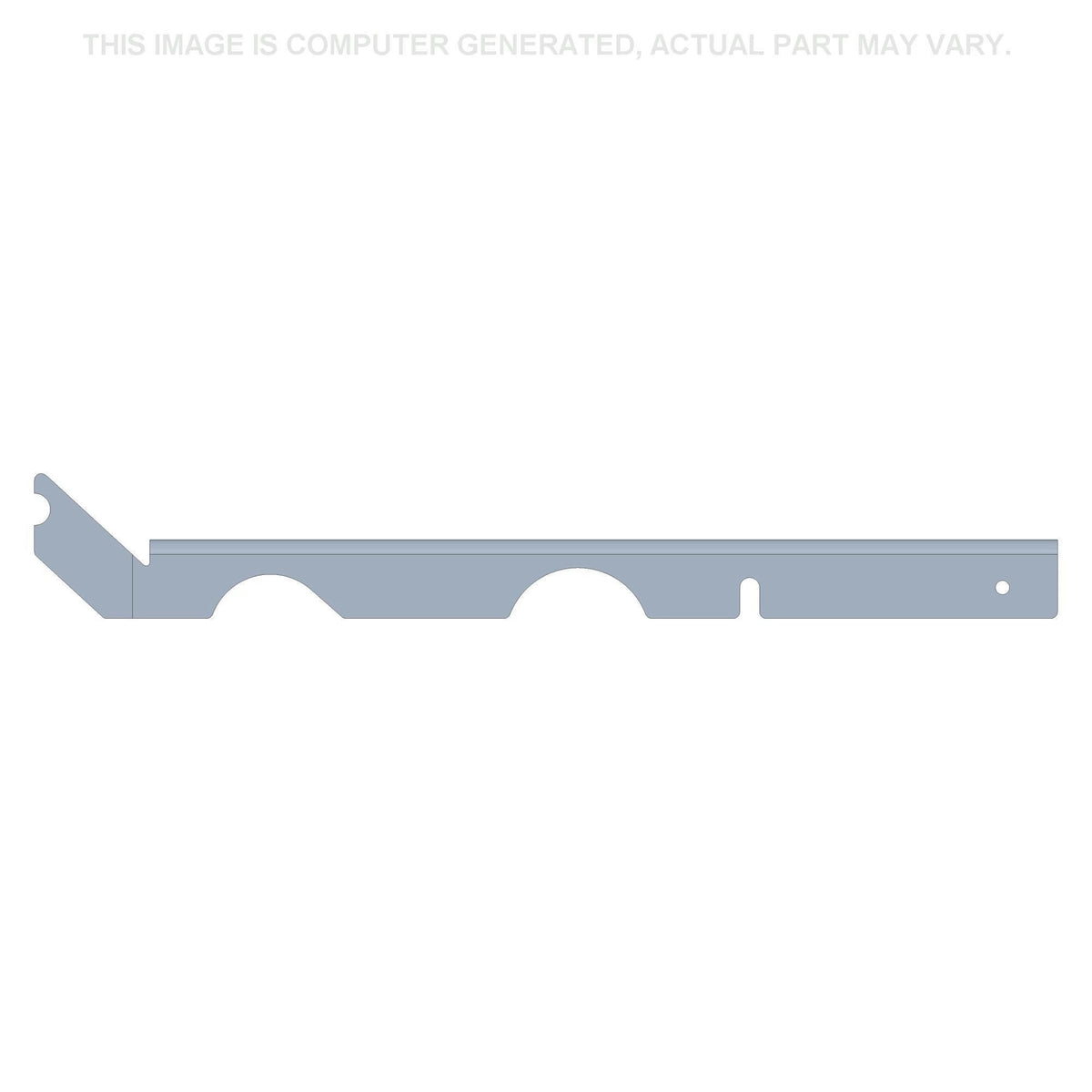 47363956 - OEM ANGLE HOOD STOP GRAY LEFT HAND - CASE CONSTRUCTION